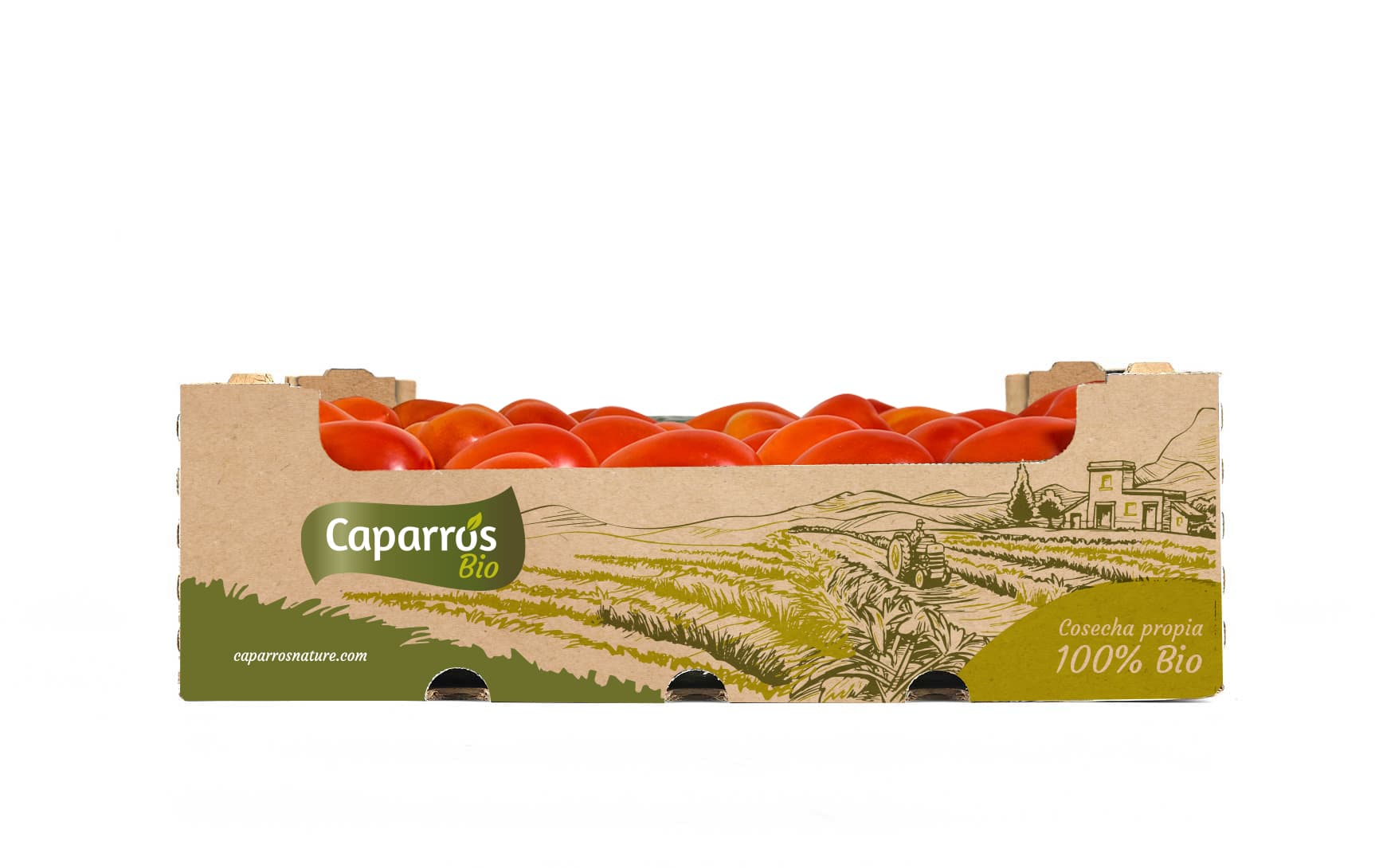 Packaging tomate pera bio - Caparrós